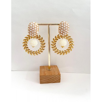 PENDIENTES QUILOMBO OVALADO