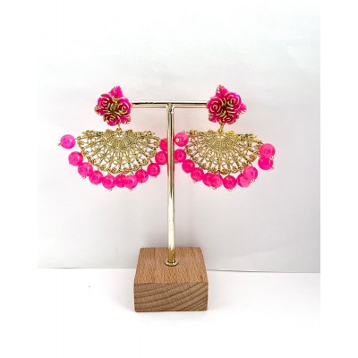 PENDIENTES SUSURRO ROSA FUCSIA