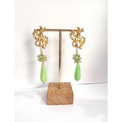 PENDIENTES ALINA VERDE MANZANA