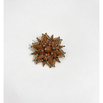BROCHE JOYA MARRON