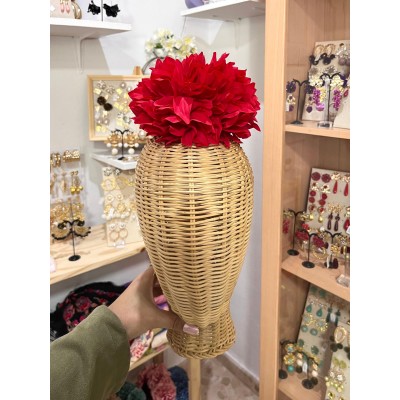 RAMILLETE DOS DALIAS ROJO