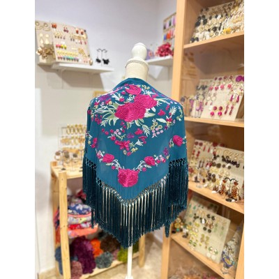 MANTONCILLO BORMUJOS AZUL...