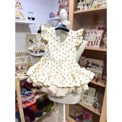 TRAJE CARMENCITA BEIGE...