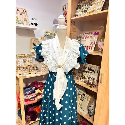 BATA MORENTE AZUL PETROLEO