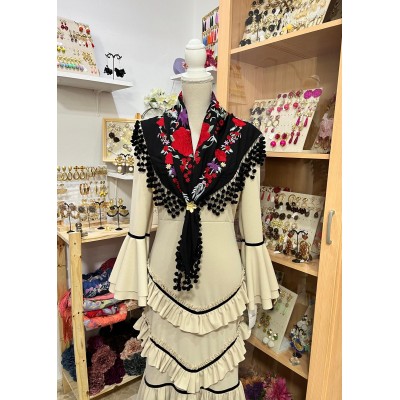 TRAJE DE PUNTO ROMERA BEIGE