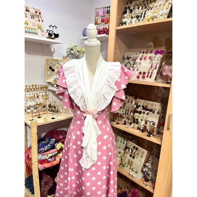 BATA MARIELA ROSA LUNAR BLANCO