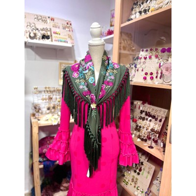 TRAJE CANASTERO SUSPIRO FUCSIA