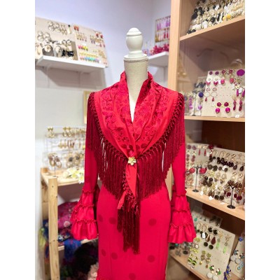 TRAJE CANASTERO SUSPIRO ROJO