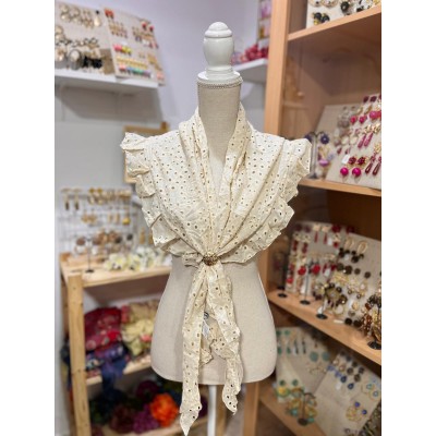 PICO PERFORADO BEIGE