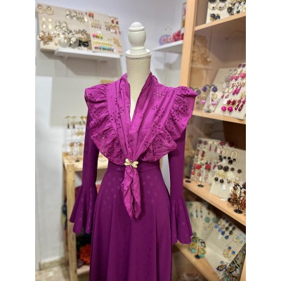 BATA DOLORES BUGANVILLA MORADO