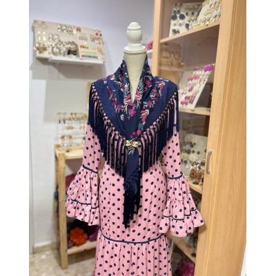 TRAJE CANASTERO QUEJIO ROSA...