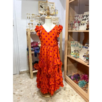 BATA QUEJIO NIÑA NARANJA...