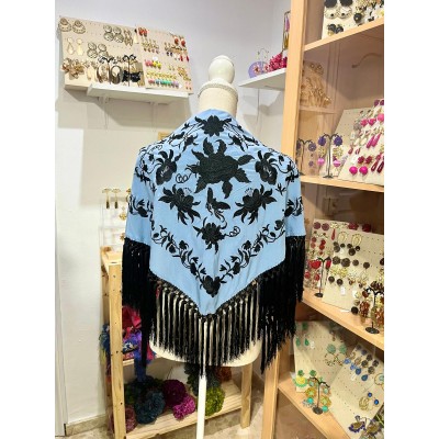 MANTONCILLO LISBOA AZUL DUCADO