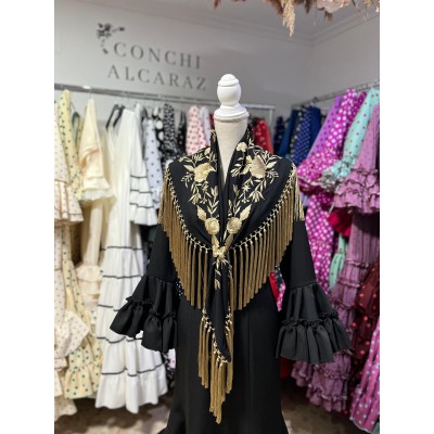 TRAJE CANASTERO CANDELA NEGRO