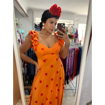 BATA PASTORA CASCO NARANJA