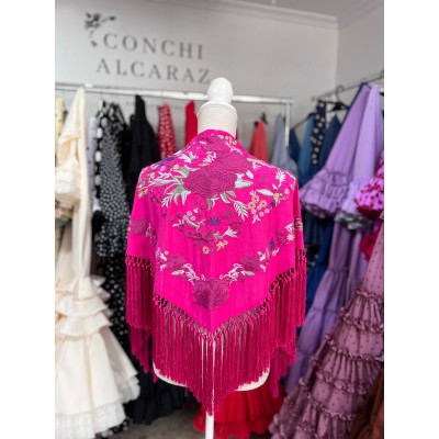 MANTONCILLO BORMUJOS FUCSIA...