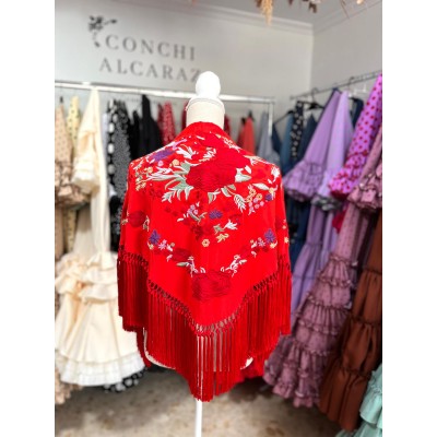 MANTONCILLO BORMUJOS ROJO...