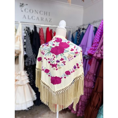 MANTONCILLO BORMUJOS BEIGE...