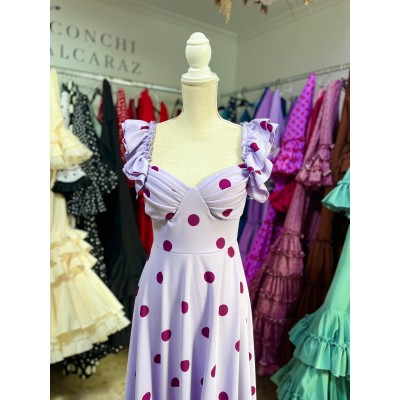 BATA PASTORA CASCO MALVA