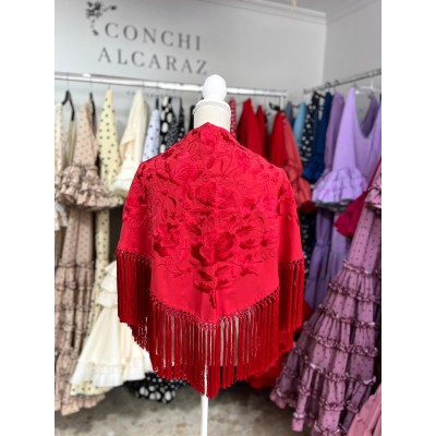 MANTONCILLO BALI ROJO AL TONO