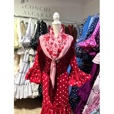 TRAJE CANASTERO JALEO ROJO...