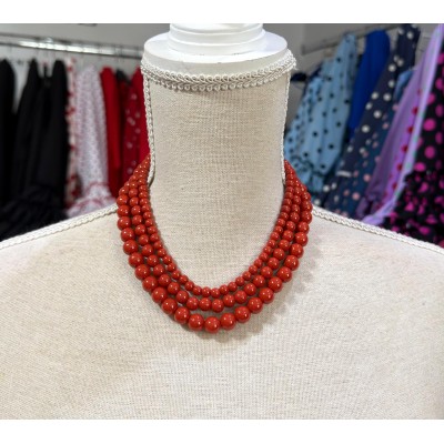 COLLAR ROSARITO CORAL