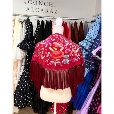 MANTONCILLO BALI ROJO BURDEOS