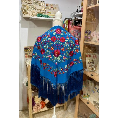 MANTONCILLO ZARZUELA AZUL...