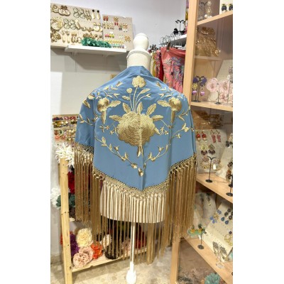 MANTONCILLO LEBRIJANO AZUL...