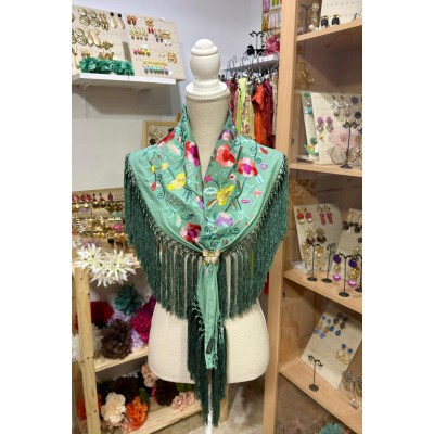 MANTONCILLO BALI VERDE AGUA...