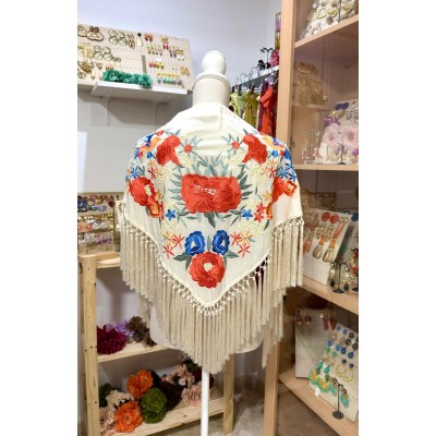 MANTONCILLO ROTA BEIGE Y...