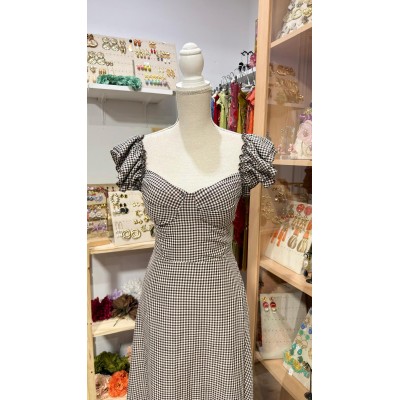 BATA DE CASCO VICHY CHOCOLATE