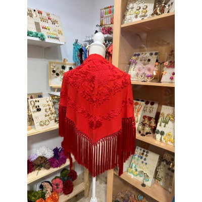 MANTONCILLO BORMUJOS ROJO...