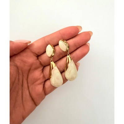 PENDIENTES GLORIA BEIGE