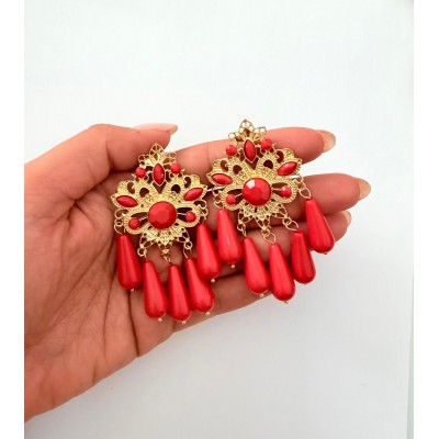 PENDIENTES ZAJA CORAL