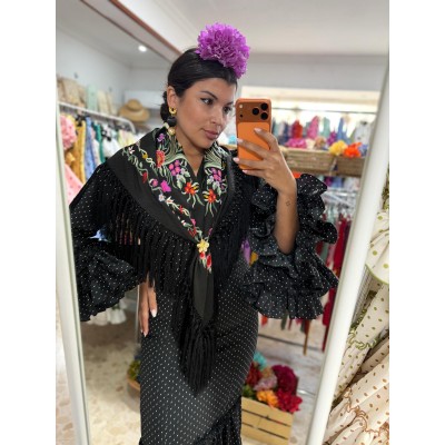 TRAJE CANASTERO JALEO NEGRO...