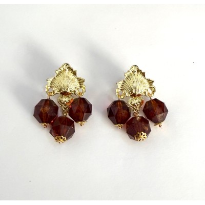 PENDIENTES NARA CHOCOLATE