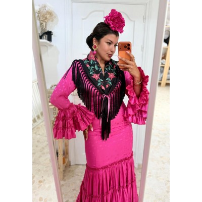 TRAJE ROMERO FUCSIA