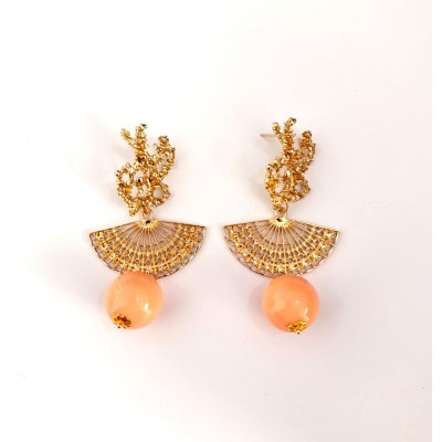 PENDIENTES AURA SALMON