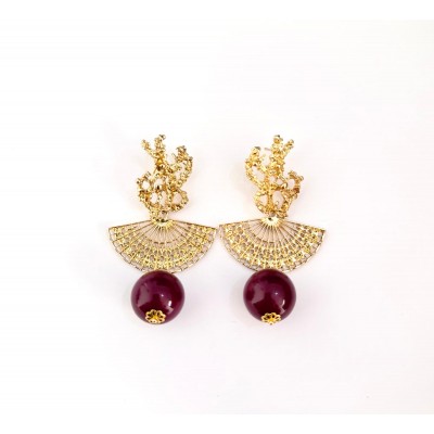 PENDIENTES AURA TINTO
