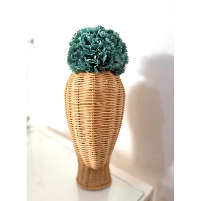 RAMILLETE CLAVEL VERDE AGUA...