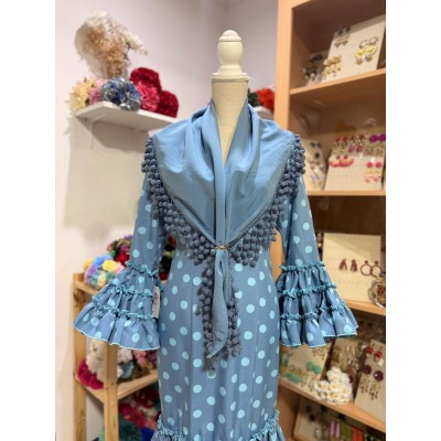 TRAJE CANASTERO JALEO AZUL...