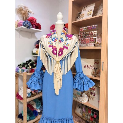 TRAJE CANASTERO JALEO AZUL...