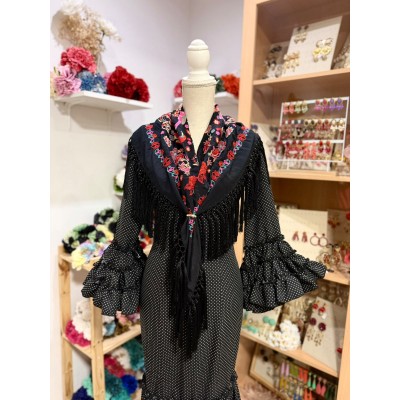 TRAJE CANASTERO JALEO NEGRO...