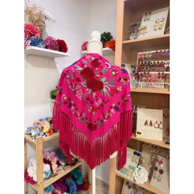 MANTONCILLO BORMUJOS FUCSIA