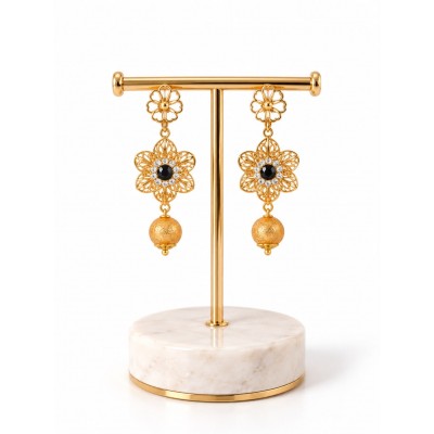 PENDIENTES ELARIA NEGRO