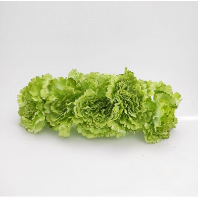 Corona clavel pistacho
